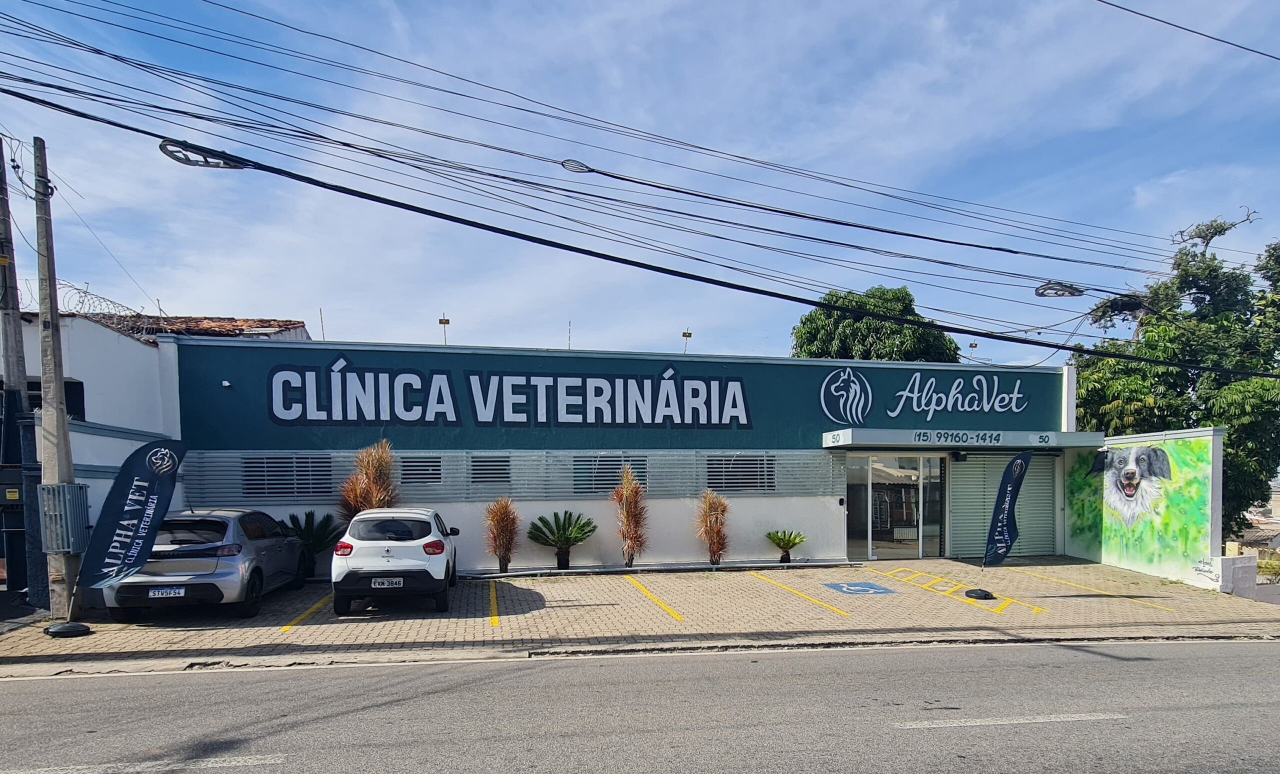 Fachada da Alphavet Clínica Veterinária em Sorocaba